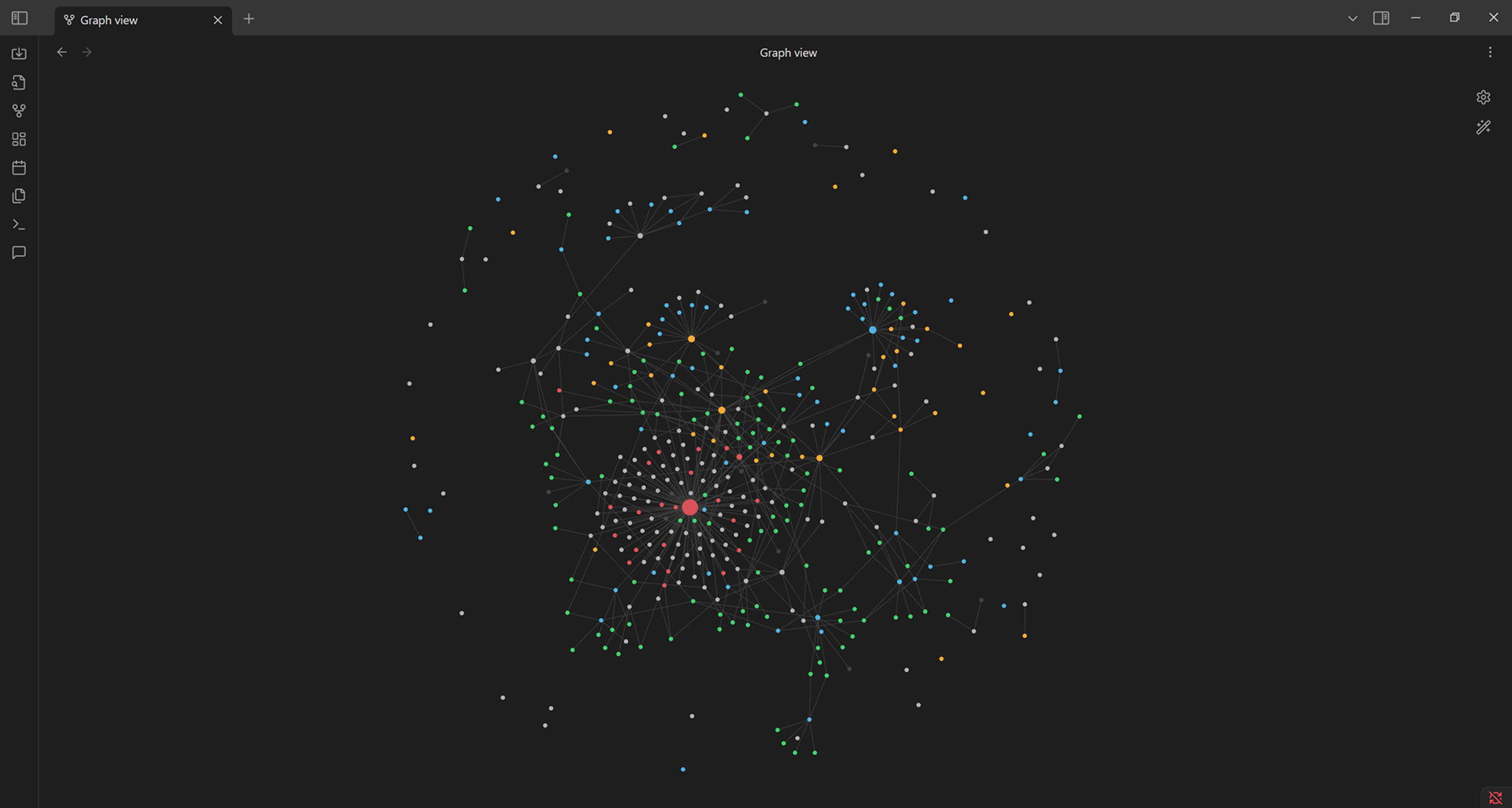 screenshot of obsidian